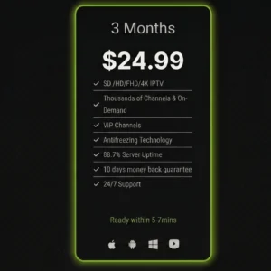 3 Month IPTV